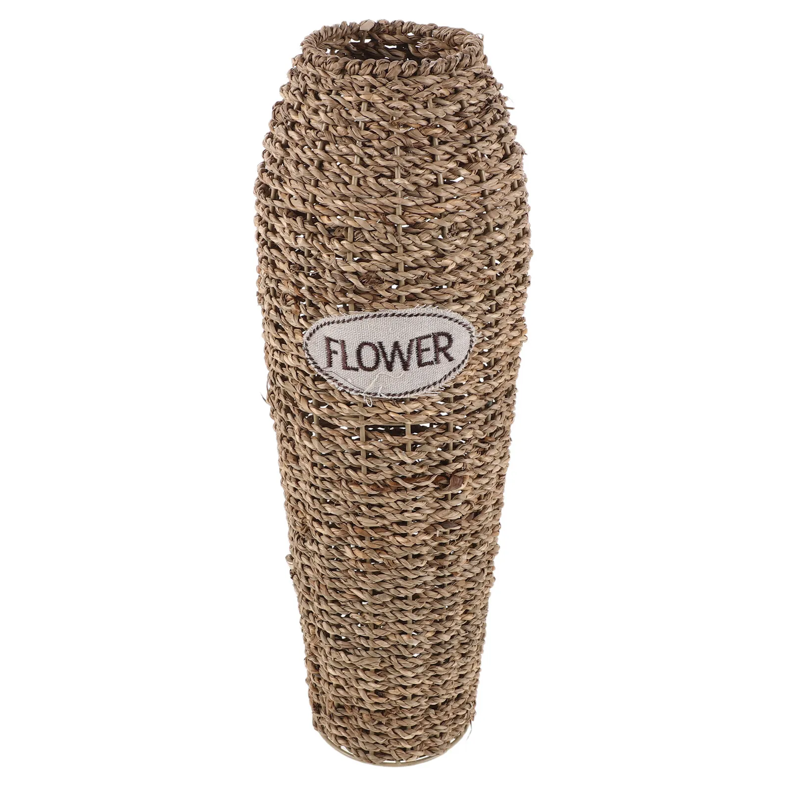 

Rattan Vase Farmhouse Style Floor Vases Decorative 16.54 Inch Tall Rattan Woven Floral Arrangement Container Home Decor Balcony