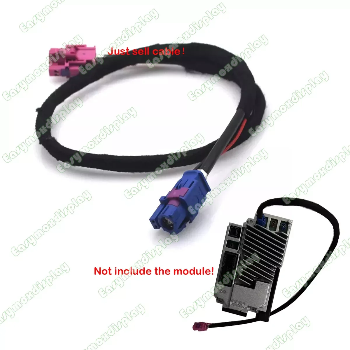 

Display Adapter Cable for Ford F150 Lincoln Navigator Sync4 HSD CID