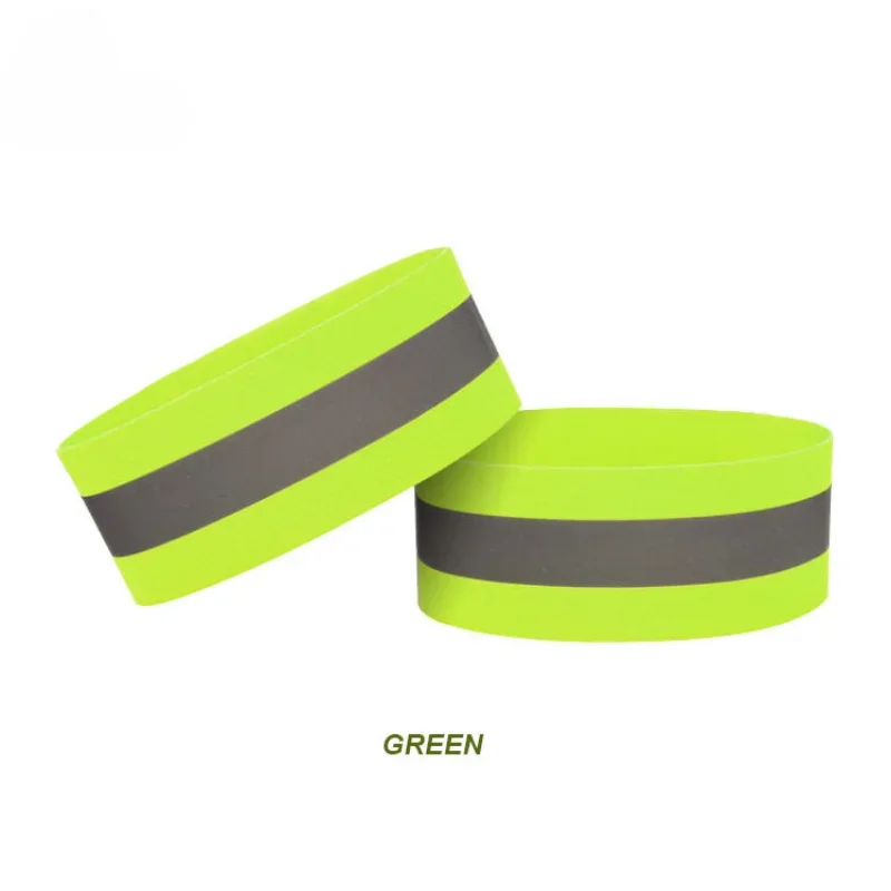 Elasticated Reflective Safety Bracelet Outdoor Sports Night Running Cycling Jogging Warning Reflector Tape Arm Band Wristband