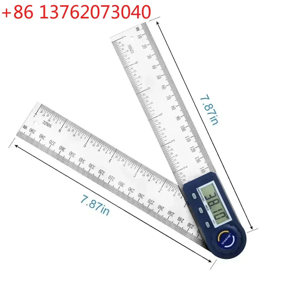 Digital Angle Finder Protractor, Angle Finder Ruler with 7inch/200mm,Angle Measuring Tool Goniometer for Woodworking