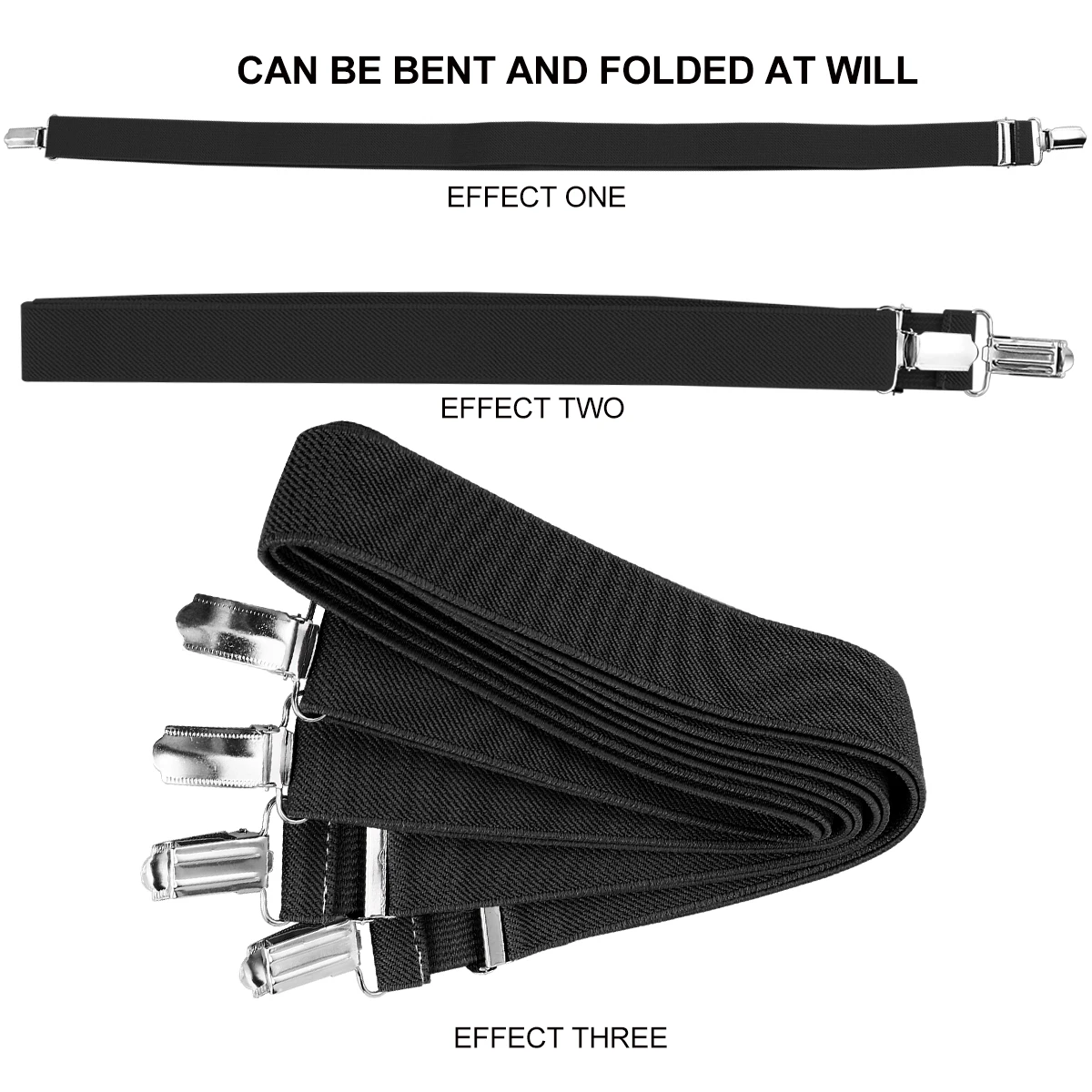 

2 Pcs Children's Gloves and Hat Clips Elastic Mitten Kids Holder Mittens Baby Adjustable