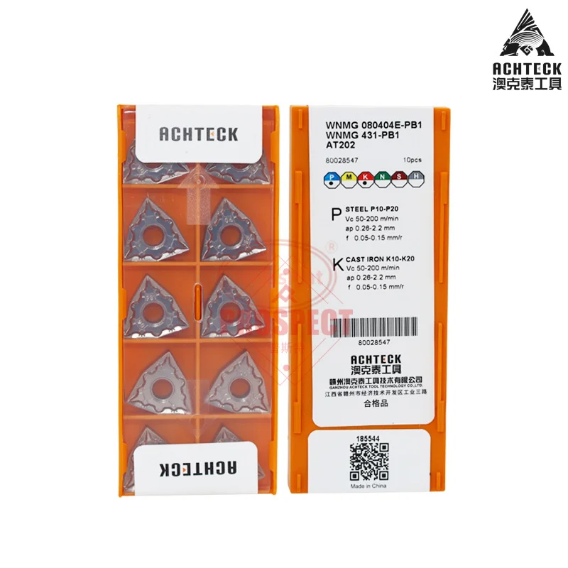 WNMG080404E,WNMG080408E,WNMG080412E-PB1 AT202 Carbide Insert WNMG Inserts