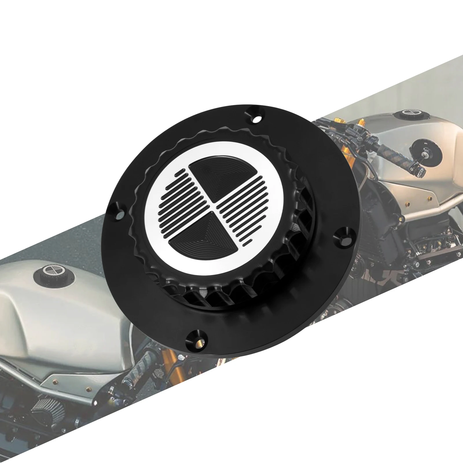 

Крышка топливного бака для мотоцикла, крышка бензобака с ЧПУ для BMW K Series K75 K100 K1100 K75S K1100RS K100RT, черная