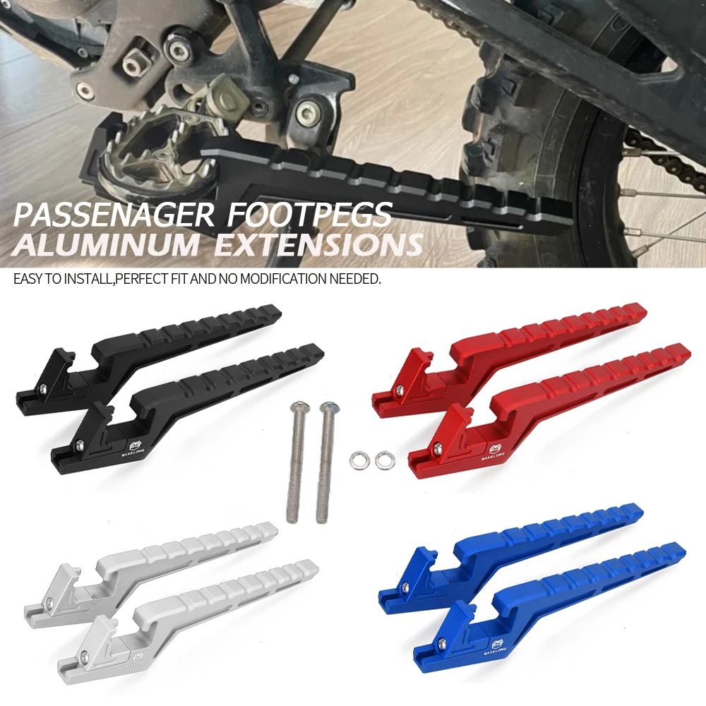 

For K-T-M 690 SMC 2008-2022 690 SMC-R Passenger Foot Peg Extensions Extended Footpegs Motocross Accessories For Husaberg 125-570