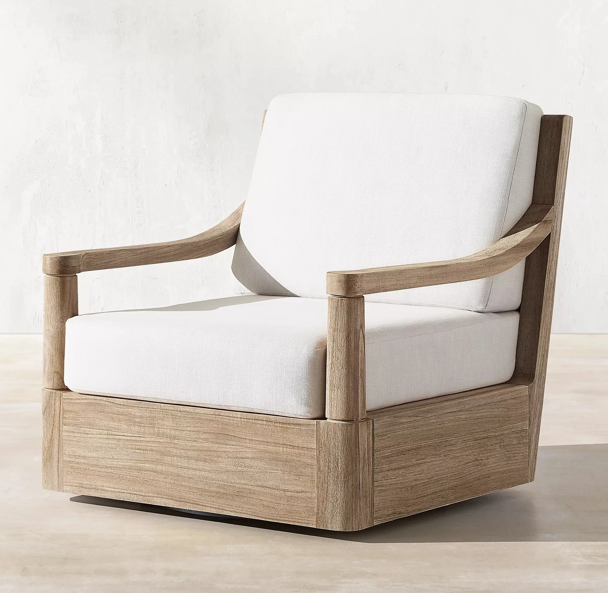 中国製家具クッション付きラウンジセットチーク材ソファテラスセット