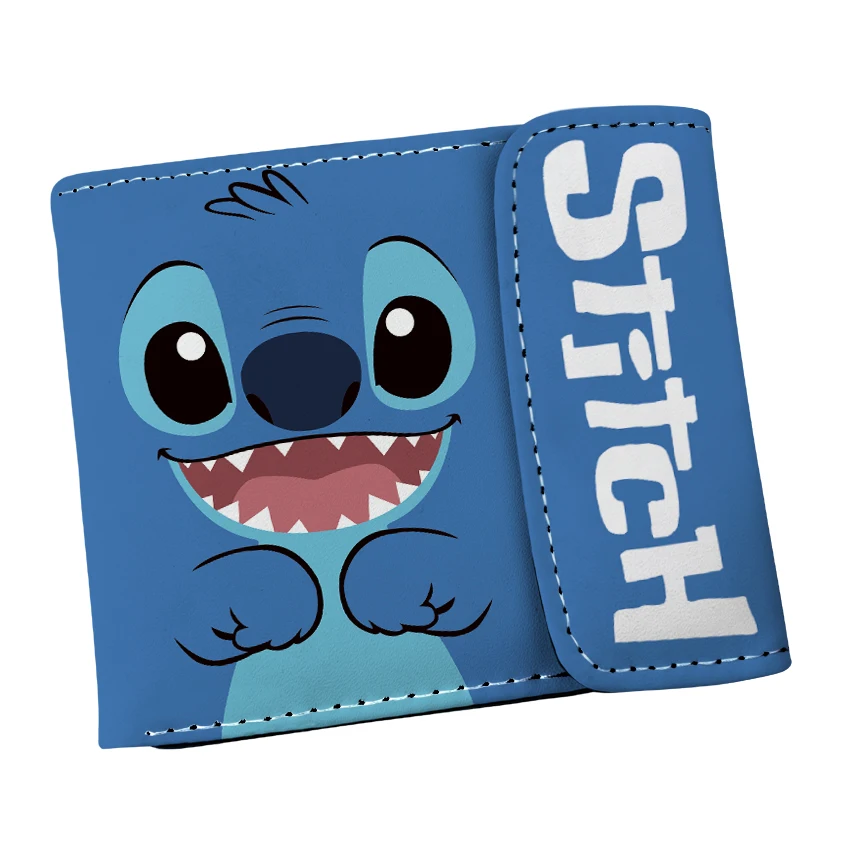 New Design Disney Cartoon Stitch Wallet with Card Holder Hasp Purse