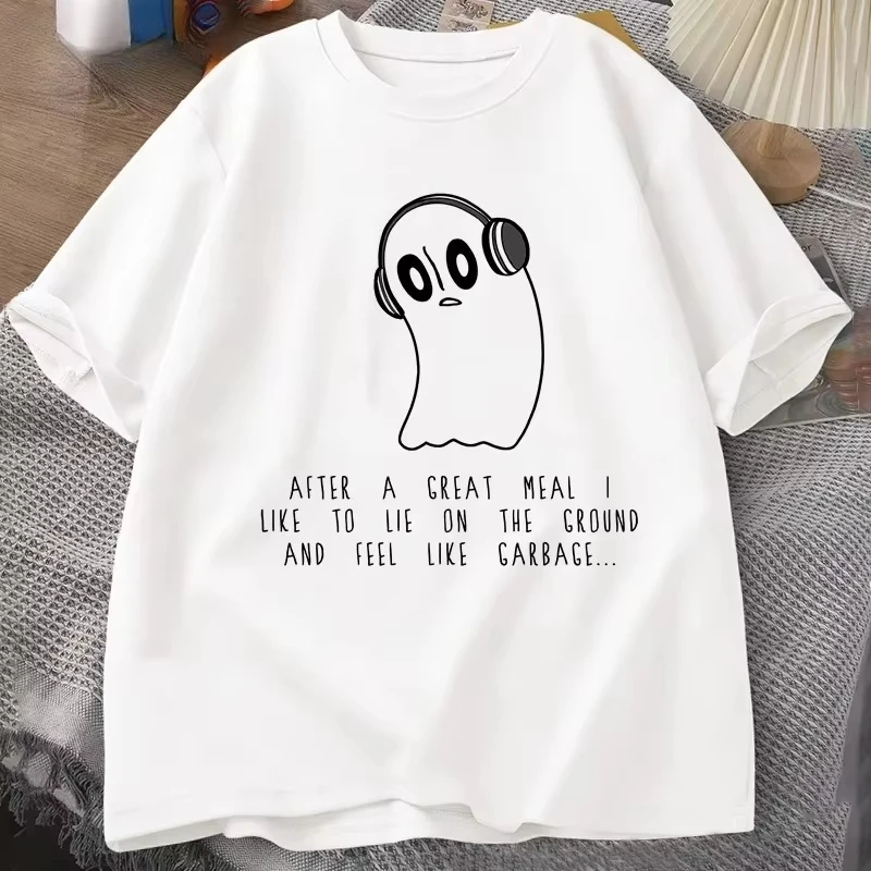 Napstablook Galaxy Undertale Music T Shirt Men Summer Cotton Short Sleeve Women T-shirts Casual O Neck T-shirt Male Streetwear