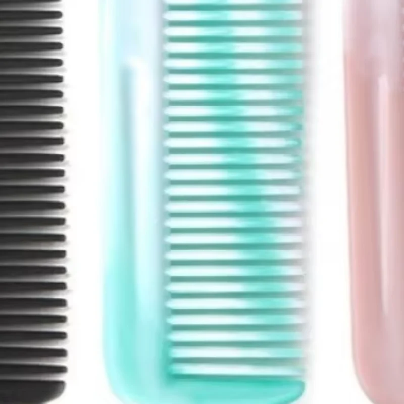 3Pcs Small Hair Comb with Thick and Thin Teeth Plastic Comb Portable Comb for Hotel Barber Accessories for Women Hair Tool Green