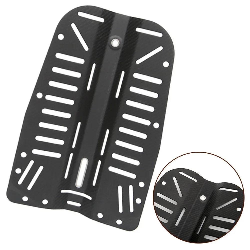 

Premium Carbon Fiber Scuba Diving Backplate Lightweight Technical Diving Gear With Accessory Mounting Holes Backboard Part