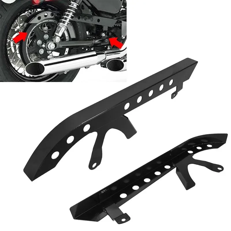 Motor cycle Belt Pulley Cover Belt Guard For Har ley 883 1200 X48 Dana Sportsman Modification Parts