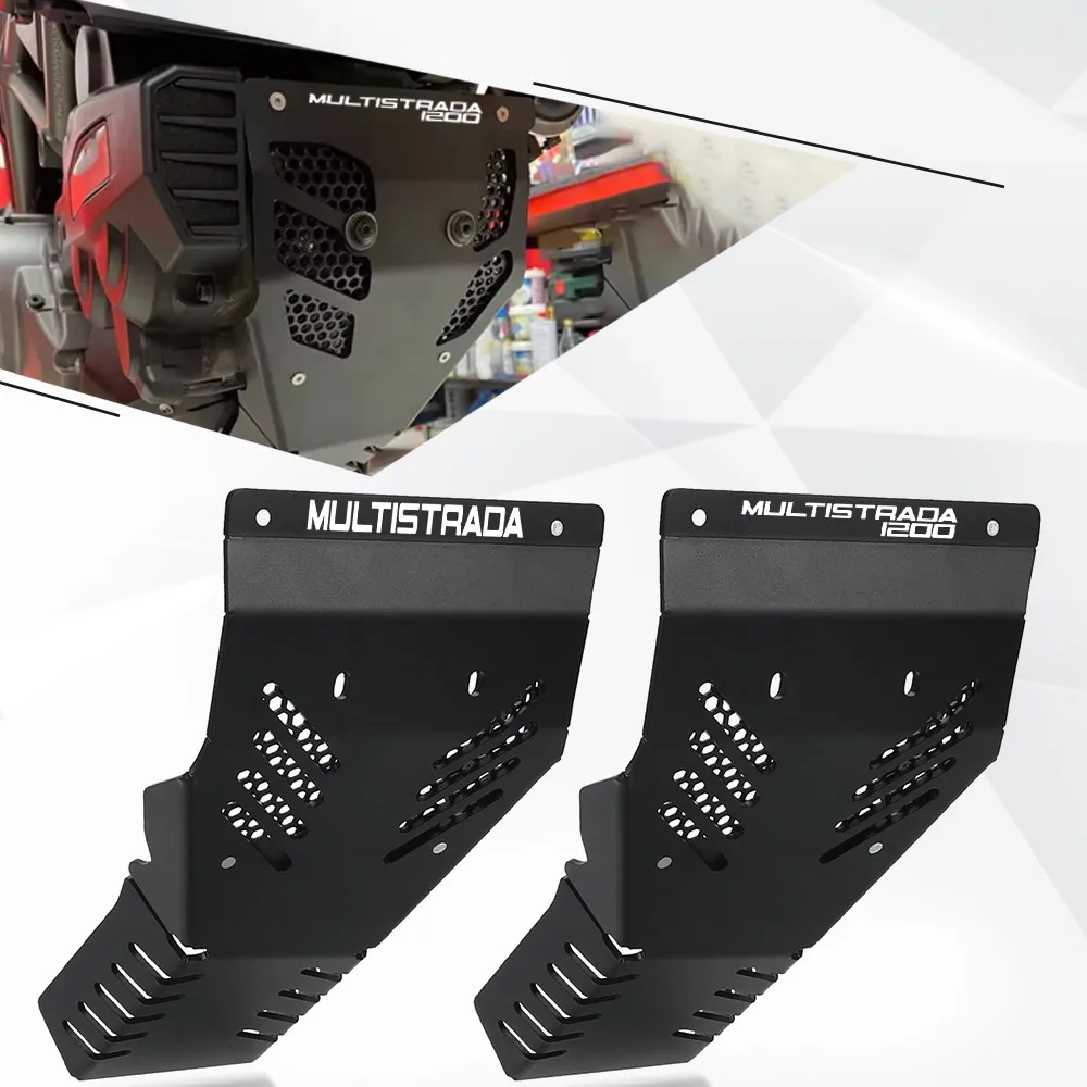 For Ducati Multistrada 1200/S/SD Air/Pikes Peak 2015 2016 2017 Motorcycle part Engine Guard Engine Exhaust Shield Chassis Shroud
