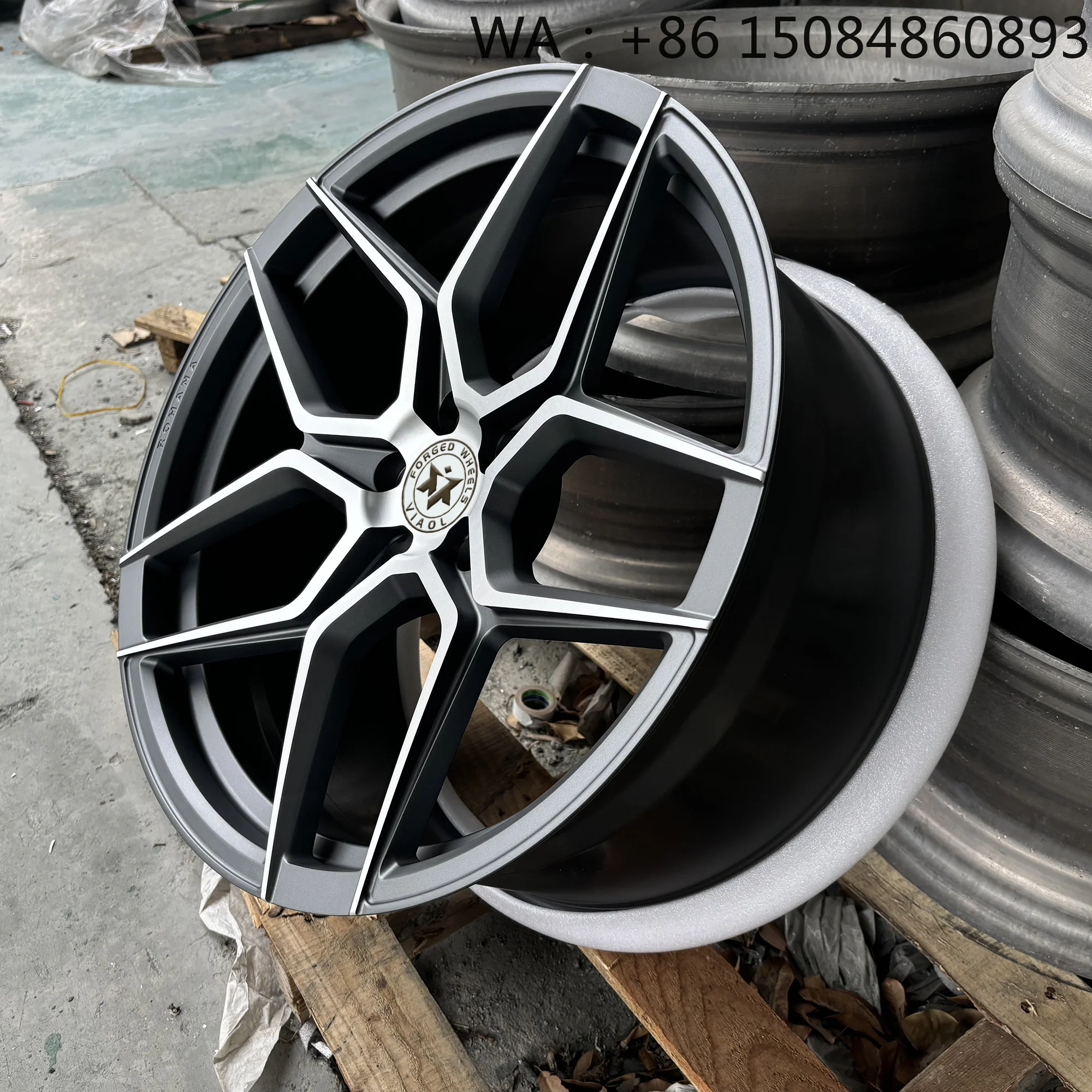 

High end customized wheel hub, 17-19 Inch 5x112 Forged Alloy Rim, compatible multi-model daily vehicle replacement auto parts