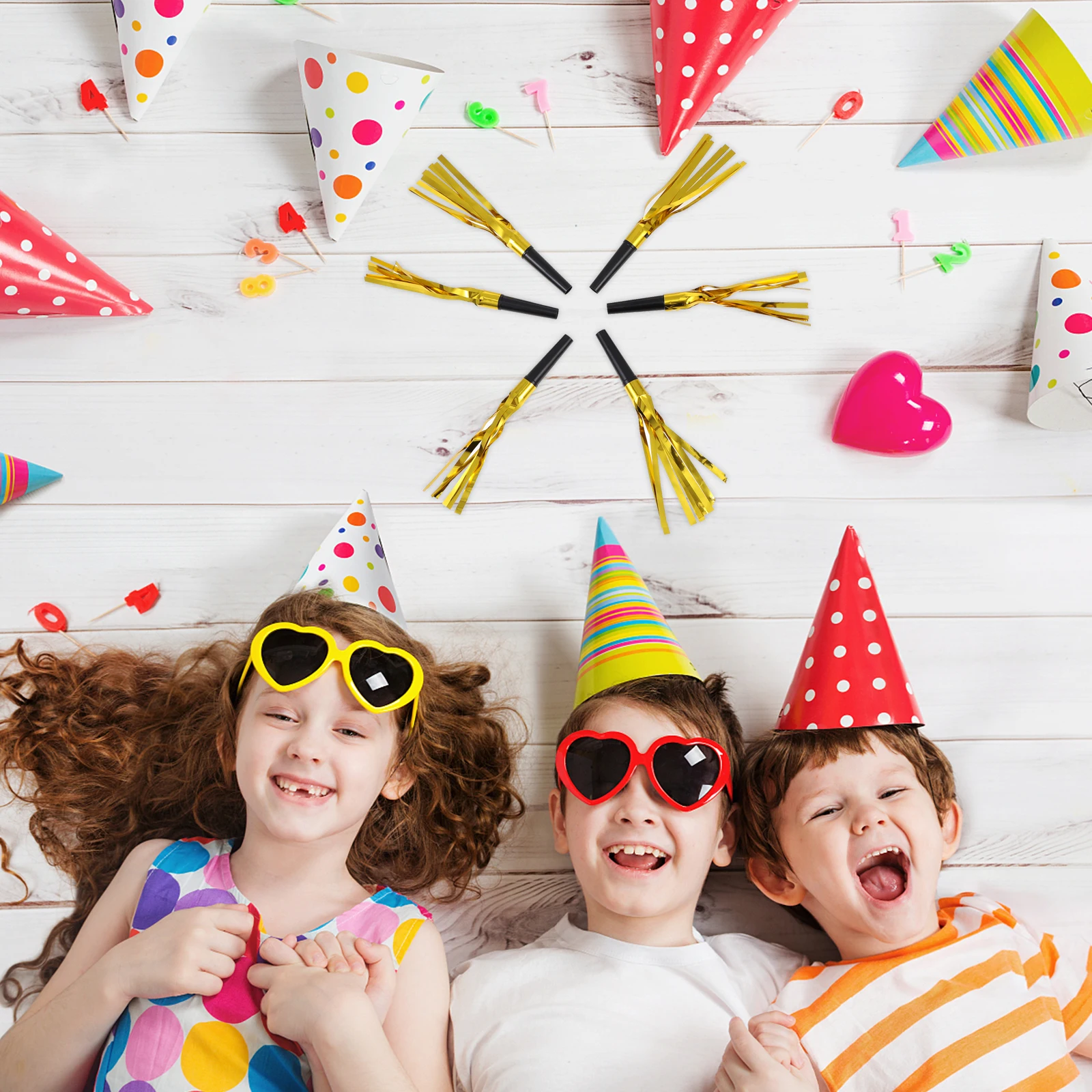 

30 Pcs Baseball Party Dragon Blow Child Fringe Birthday Blowers Pvc New Year Noise Maker