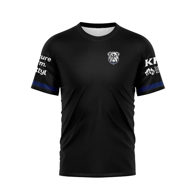 2026 Bulldog Team Men's T-shirt Training Shirt Size S-5XL 