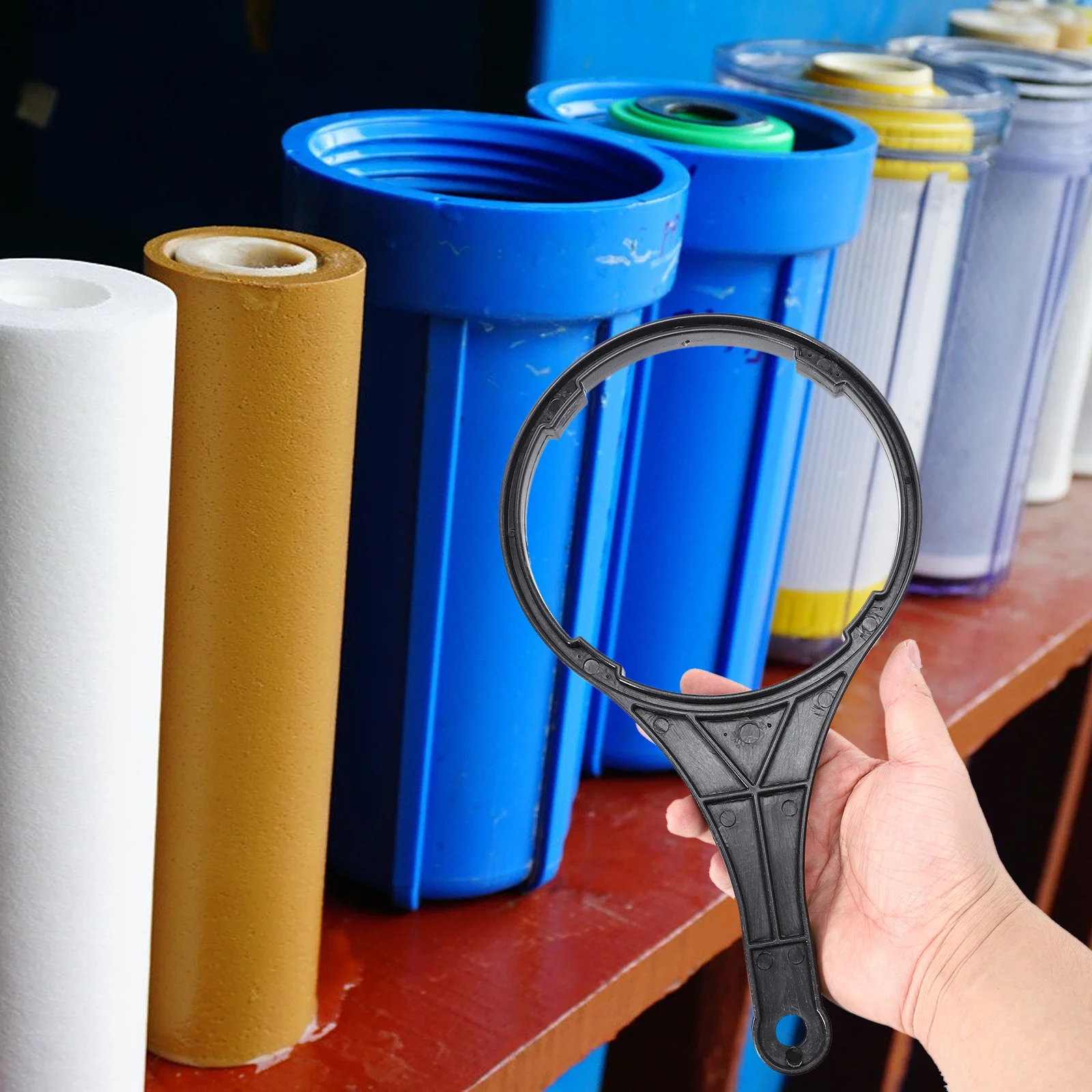 

3Pcs Filter Wrench High Quality Smooth Finish Universal Disassembly Tool for Filter Housing Water Purifier Spanner Plastic