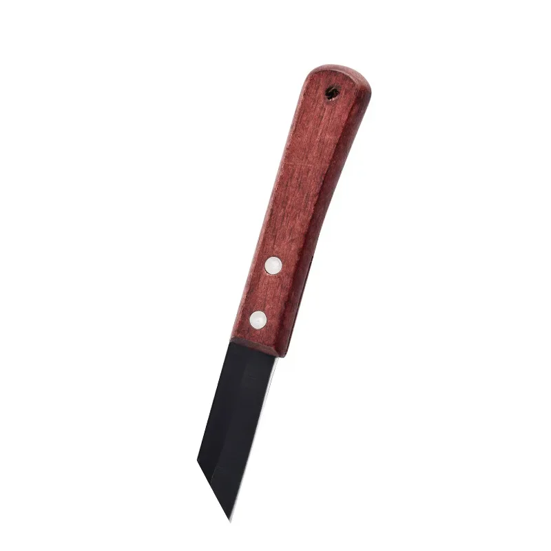 Cuchilla de acero para injerto, cuchillo afilado hecho a mano, duradero, especial para plántulas de flores