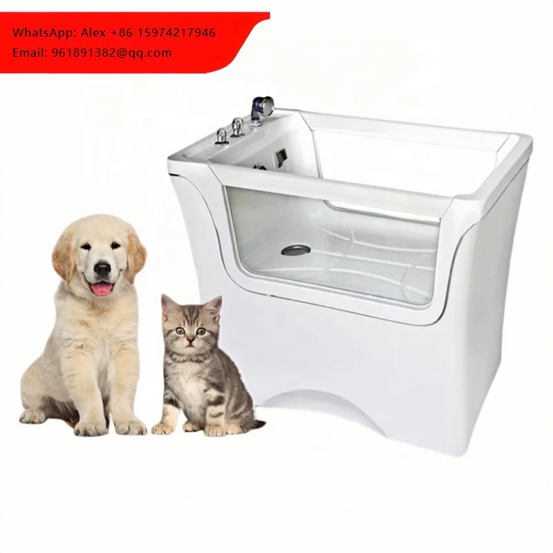 

BUMOPET Bestseller Pet Grooming Bathtub SPA Surfing Bathtub With Colourful Light Dog SPA Bathtub For Pet Salon