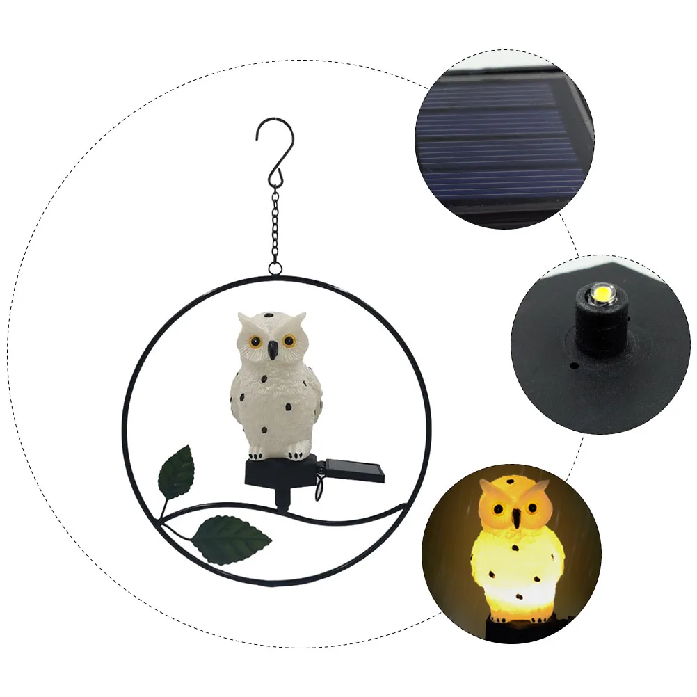 

Owl Durable Eco Friendly Garden Yard Solar Energy Lamp Bar Mall Solar Energy Lamp Lighting nament Outdoor Pendant