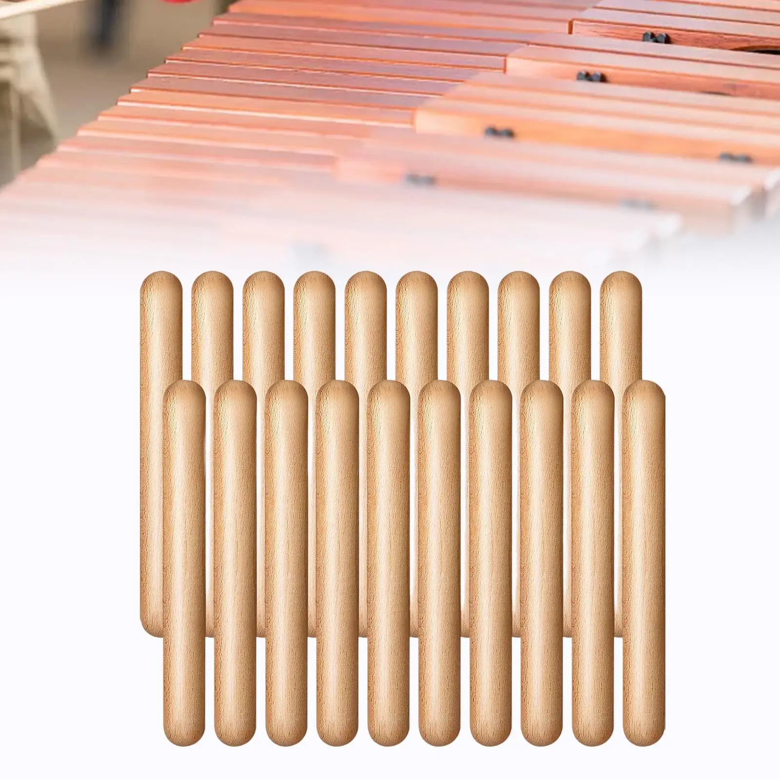 20Pcs Musik Rhythmus Sticks Musical Pädagogisches Spielzeug Hand Klöppel Praktische Percussion Spielzeug Baby Rhythmus Spielzeug für Kinder Baby