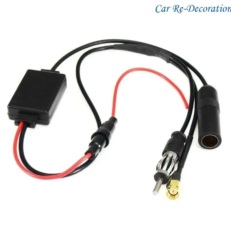 

R58D Stereo Aerial FM Enhancer for Vehicles to Improve Radio and Sound Clear Enhances Long Distance Reception