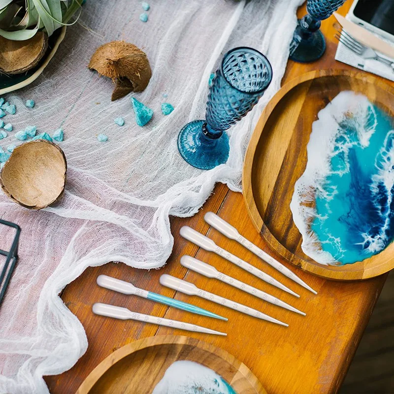 100Pcs 3 Ml Plastic Transfer Pipettes Disposable Calibrated Dropper Pipettes Dropper 6 Inch Droppers For Essential