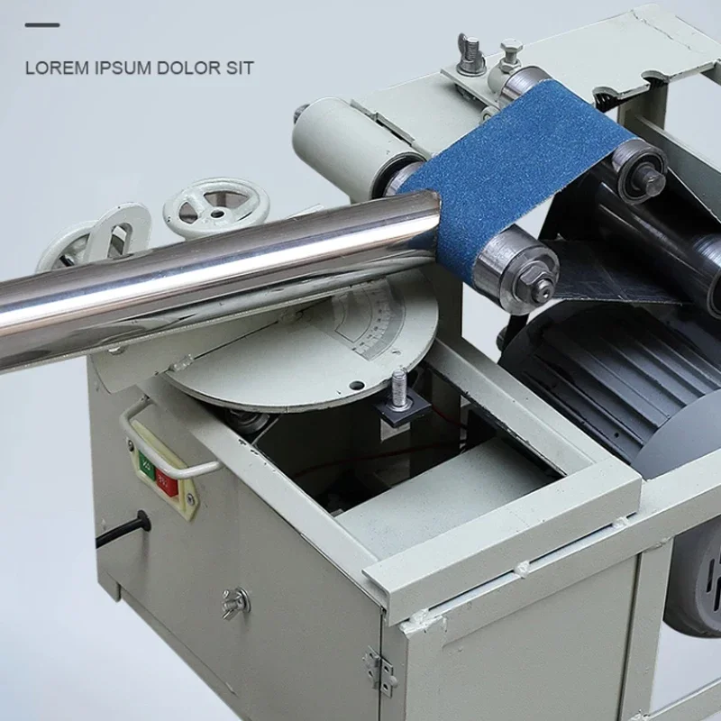 Portable Electric Pipe Beveling Machine, Motor Driven Arc Grinding Polishing Tool for Square & Round Stainless Steel Pipes, Stai