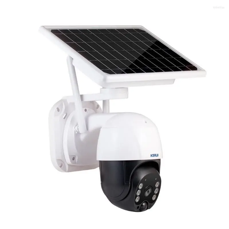 Беспроводная система наружного видеонаблюдения ip-камера на солнечной батарейке Home Security 3 Мп, водонепроницаемая сигнализация с датчиком движения PTZ