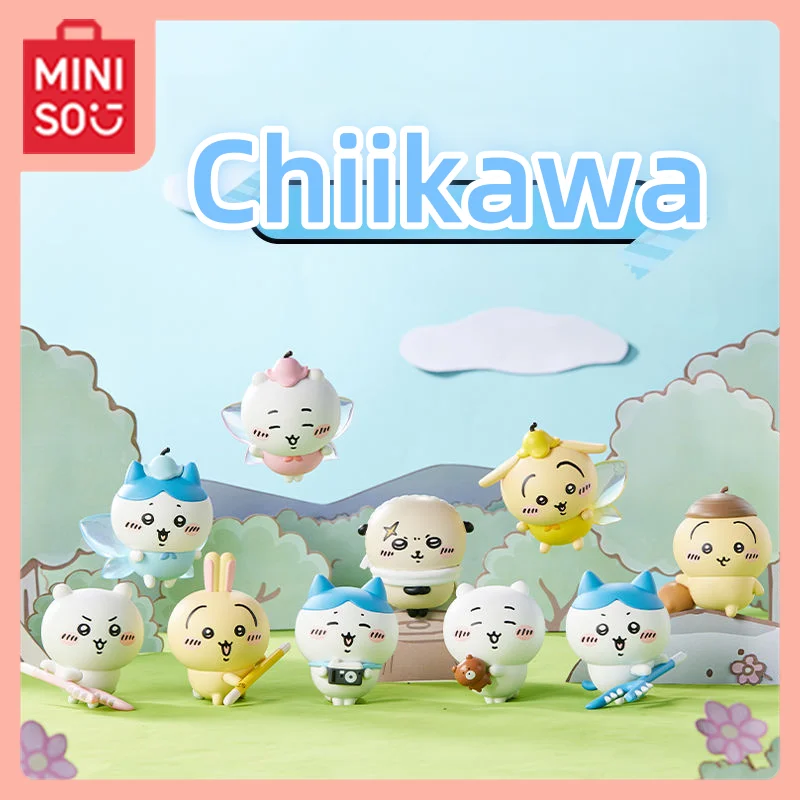 

MINISO Chiikawa Kawai аниме мультфильм счастливый партнер слепая коробка фигурка подарок милый настольный аксессуар подарок на день рождения подарок на день рождения