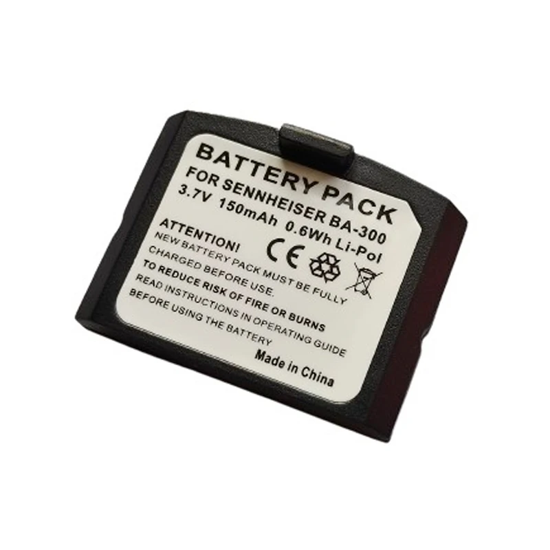 3.7V BA300 Lipo Battery for Sennheiser RI900 RR840 RI410 RS4200 RR4200 HDI830 BA300 Headset