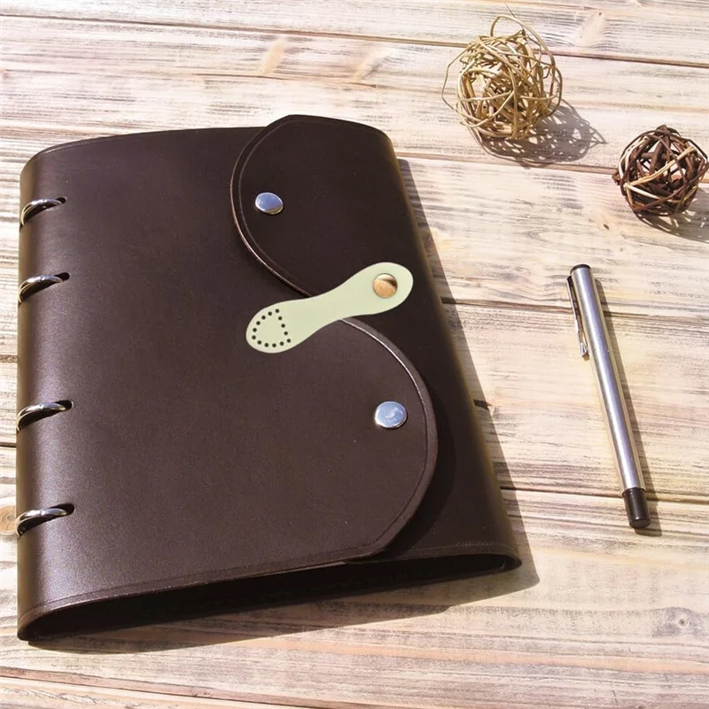 12er-Pack Druckknöpfe zum Aufnähen von Schnallen aus Leder, Geldbörsenverschluss, Druckknöpfe, DIY-Bastelwerkzeuge-A74P