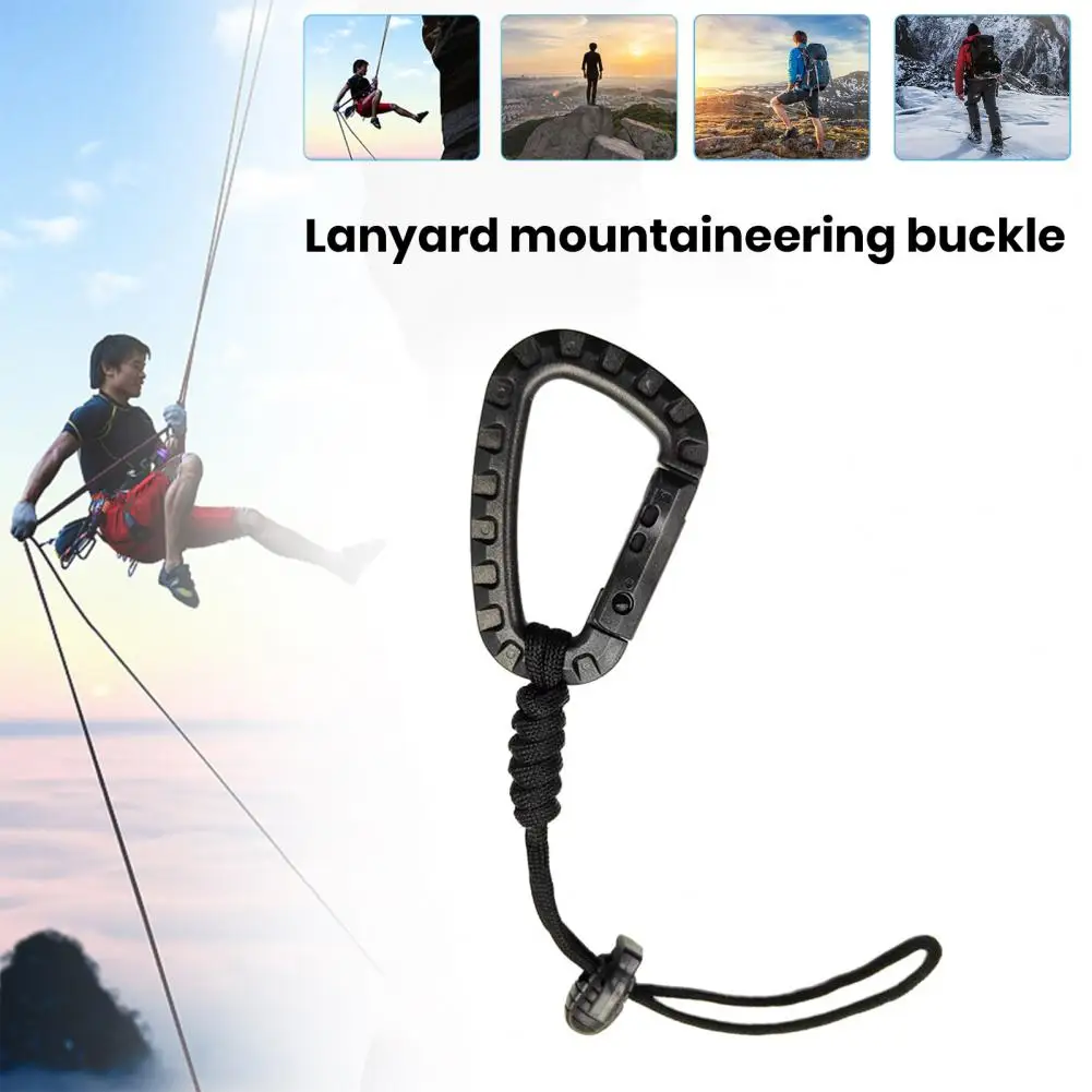 Carabiner Key Hook Anti-loss Rope Lanyard with Safety Backpack Hanging Buckle Detachable Buckle Anti-lost Lanyard