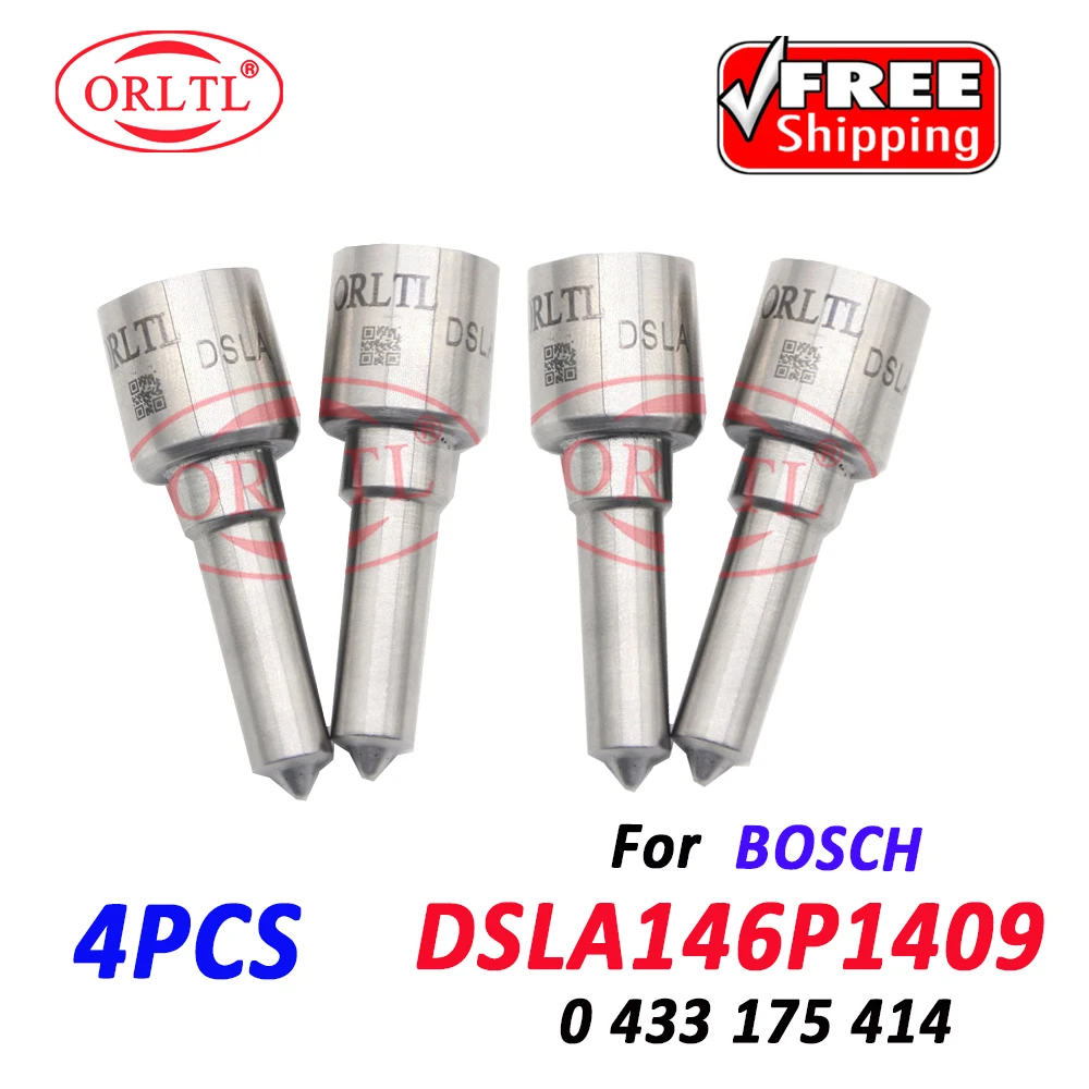 

4 PCS ORLTL DSLA146P1409 Fuel Injector 0433175414 Nozzle DSLA 146 P 1409 Diesel 0 433 175 414 For Bosch 0414703003