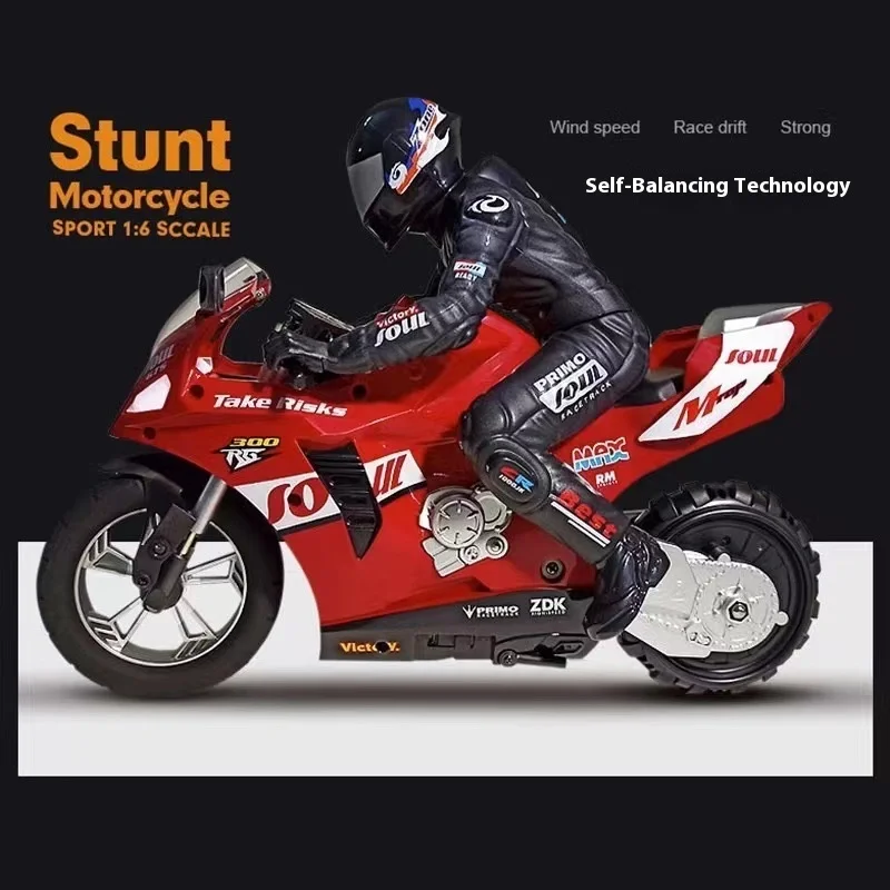 RC Motorcycle Rc Cars Self-stable Balance Standing on One Wheel Competitive Racing Drift Stunt Electric Motorcycle for Kids