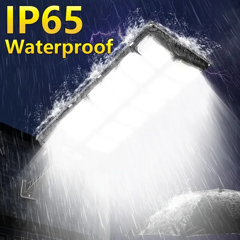 8000W/4000W/2000W/500W lumière LED solaire extérieure puissante lampe solaire extérieure télécommande projecteur solaire mur lampadaire