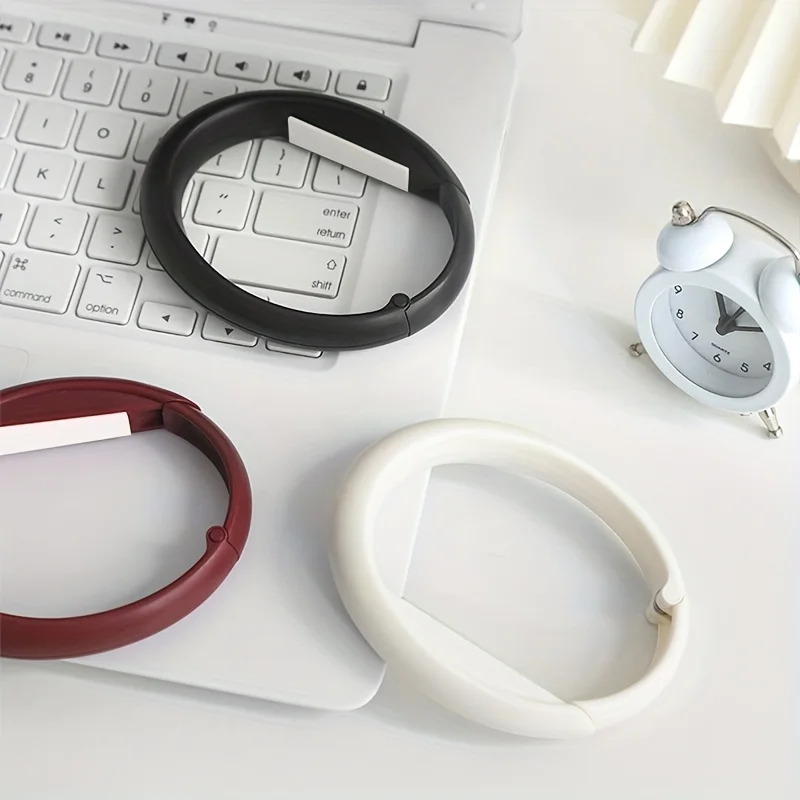 Portable Punch‑Free Table Edge Hanger, Movable Desk Side Utility Hook for Student School Bag Organizing