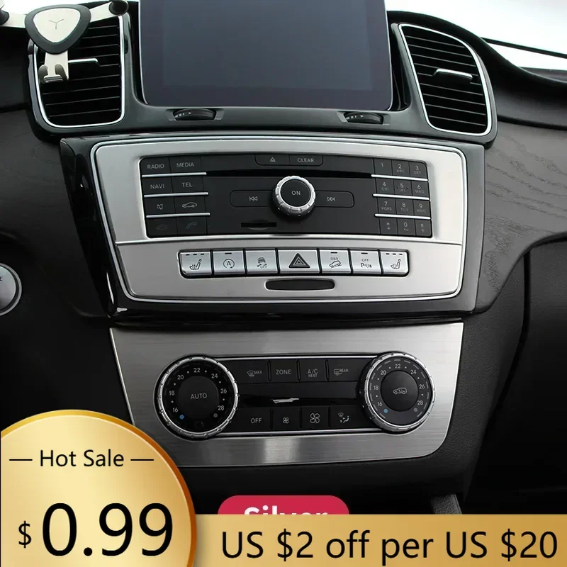 

Steering Covers Trim For Mercedes ML320 2012 GLE W166 coupe c292 350d GL x166 GLS amg control panel center console cover Inter