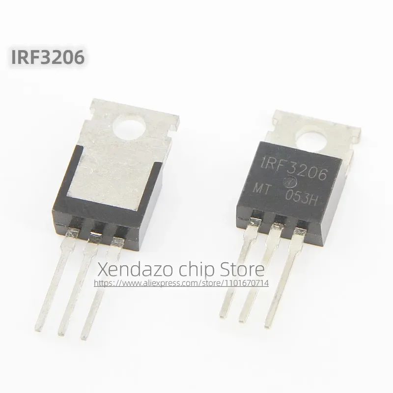 5 pçs/lote IRF3206PBF IRF3206 TO-220 210A 60V TO-220 pacote Original genuíno MOS transistor de efeito de campo