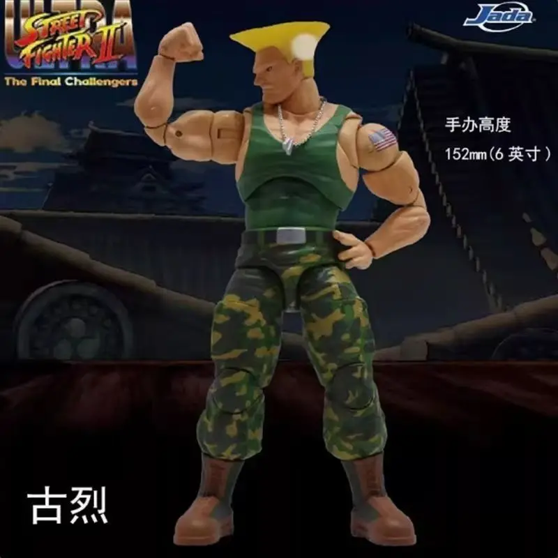 NEW Jada Street Fighter 6 Cammy White Guile Dee Jay Model Toy Anime Figure Action Figure Street Fighter Model Gift Collect Doll