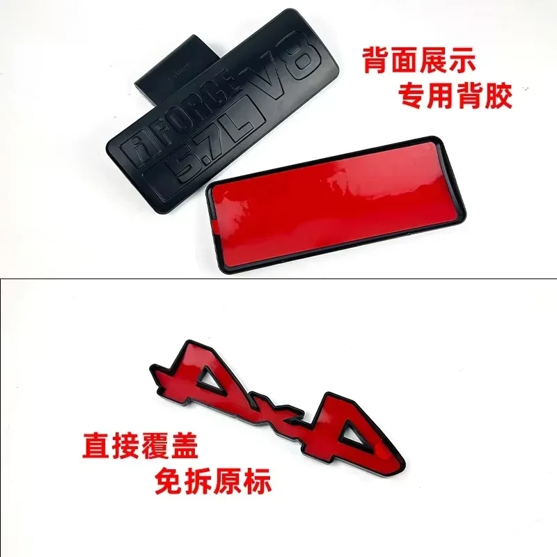 Matte Black Overlay Car Sticker for Toyota TUNDRA Pickup 4X4 SR5 V8 Modified Limited Edition Logo CoverRTAAE view 4