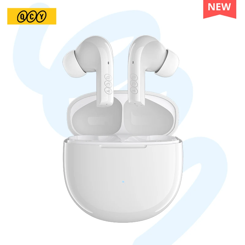 QCY T18 Wireless Earphone Bluetooth 5.2 TWS Earbuds QCC3040 aptX Voice 4 Mic CVC HD Call Headphones Dual Device Connection