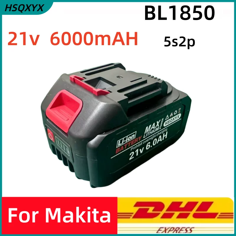 18V 21V 388VF Battery Rechargeable  6000mah  Lithium Ion Battery Li-ion Battery For Makita Electric Power Tool