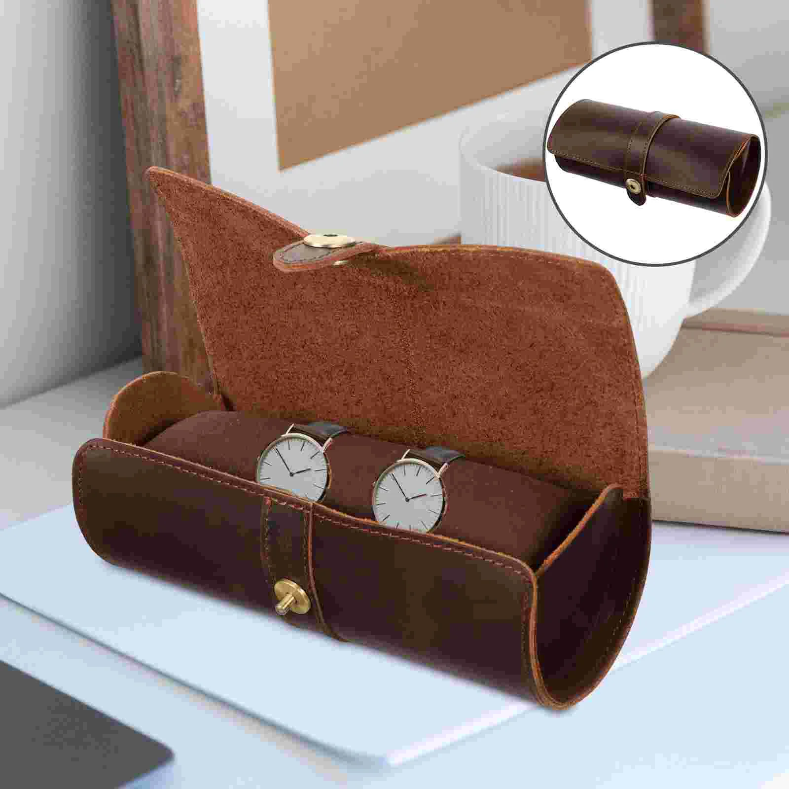 

Watch Box Single Slot Holder Classic Design Jewelry Organizer Retro Case Durable