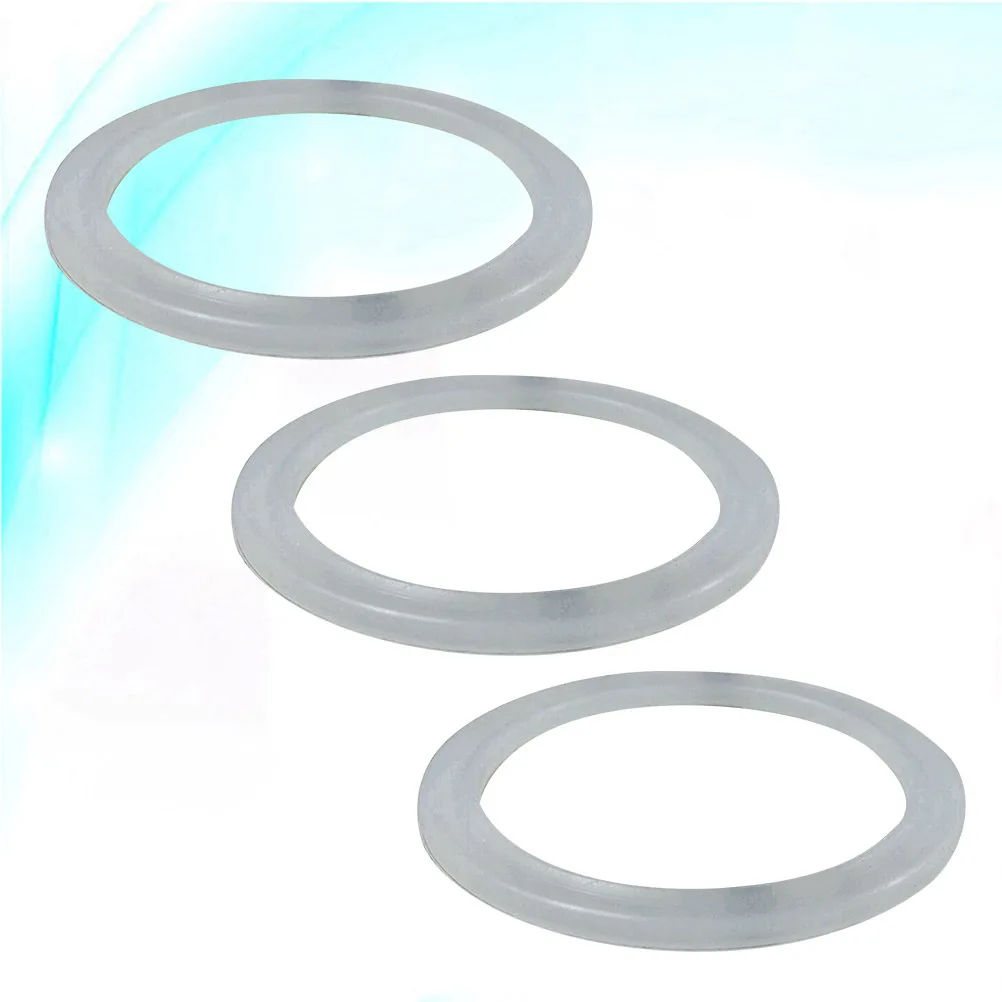 

3Pcs Useful Seal Ring for Insulated Cup High Quality Material Good Seal Ability Easy to Wash Outer Diameter