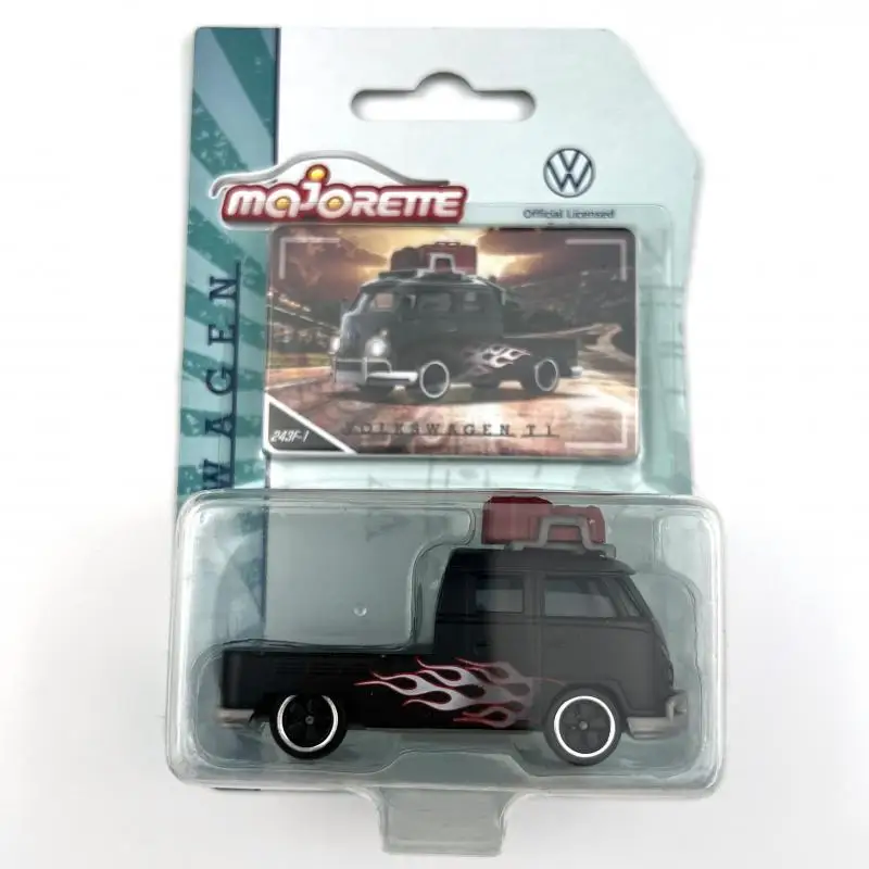 Majorette 1/64 Volkswagen Beetle Golf mk1 T3 T1 VAN PICKUP surfboard Alloy car model Furnishing articles collection