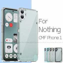 For Nothing CMF Phone 1 Case Nothing CMF Phone 1 Cover Luxury Clear PC + TPU Shockproof Phone Back Cover For Nothing CMF Phone 1