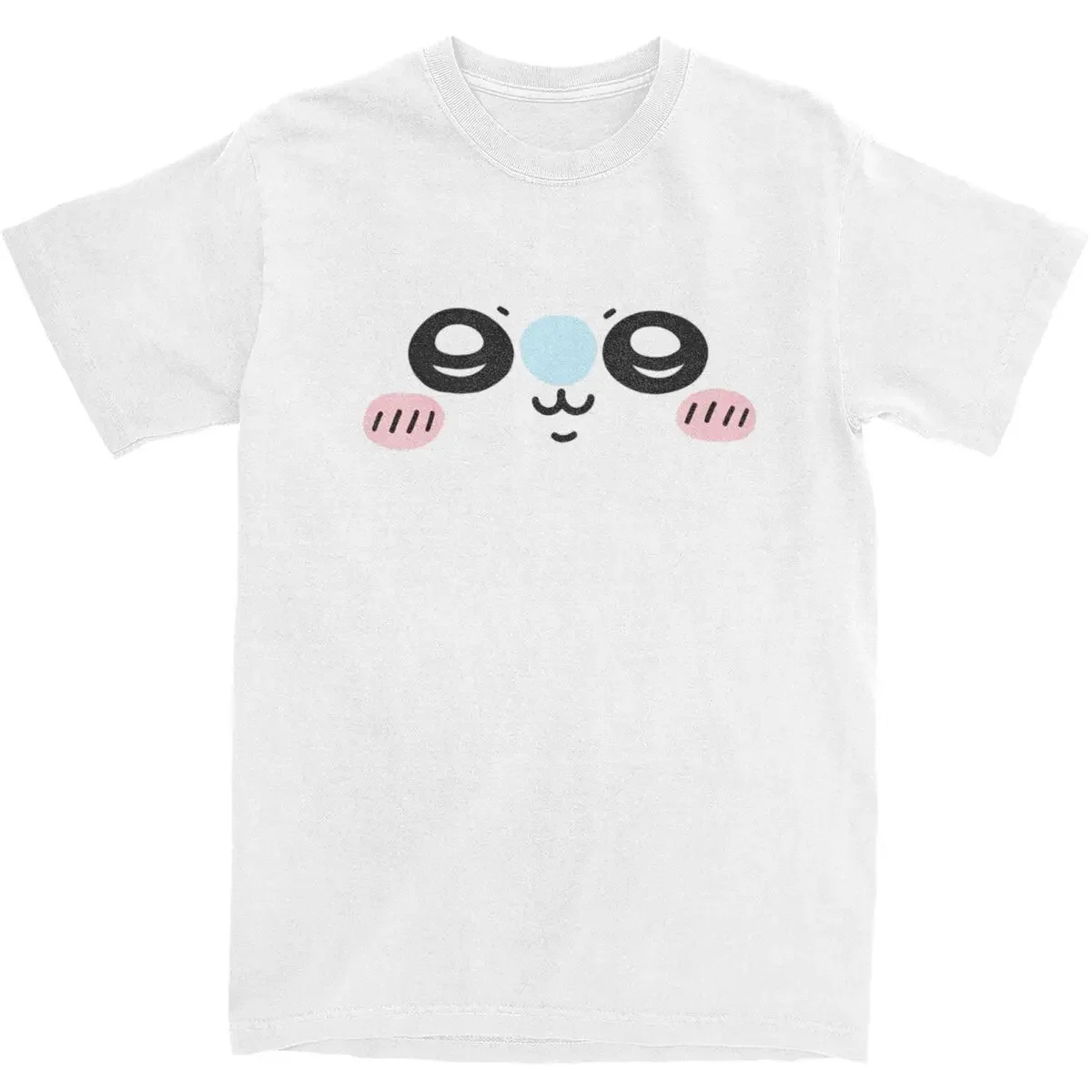 Cute Cartoon Line Art Graphic Tee Casual Loose Short Sleeve Korean Style Tshirt Tops