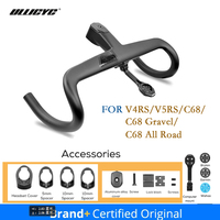 ULLICYC Full Internal Cable Routing Road Bicycle Cockpit ,CC.01 Integrated Carbon Handlebar For V4RS V5RS C68 With Mount