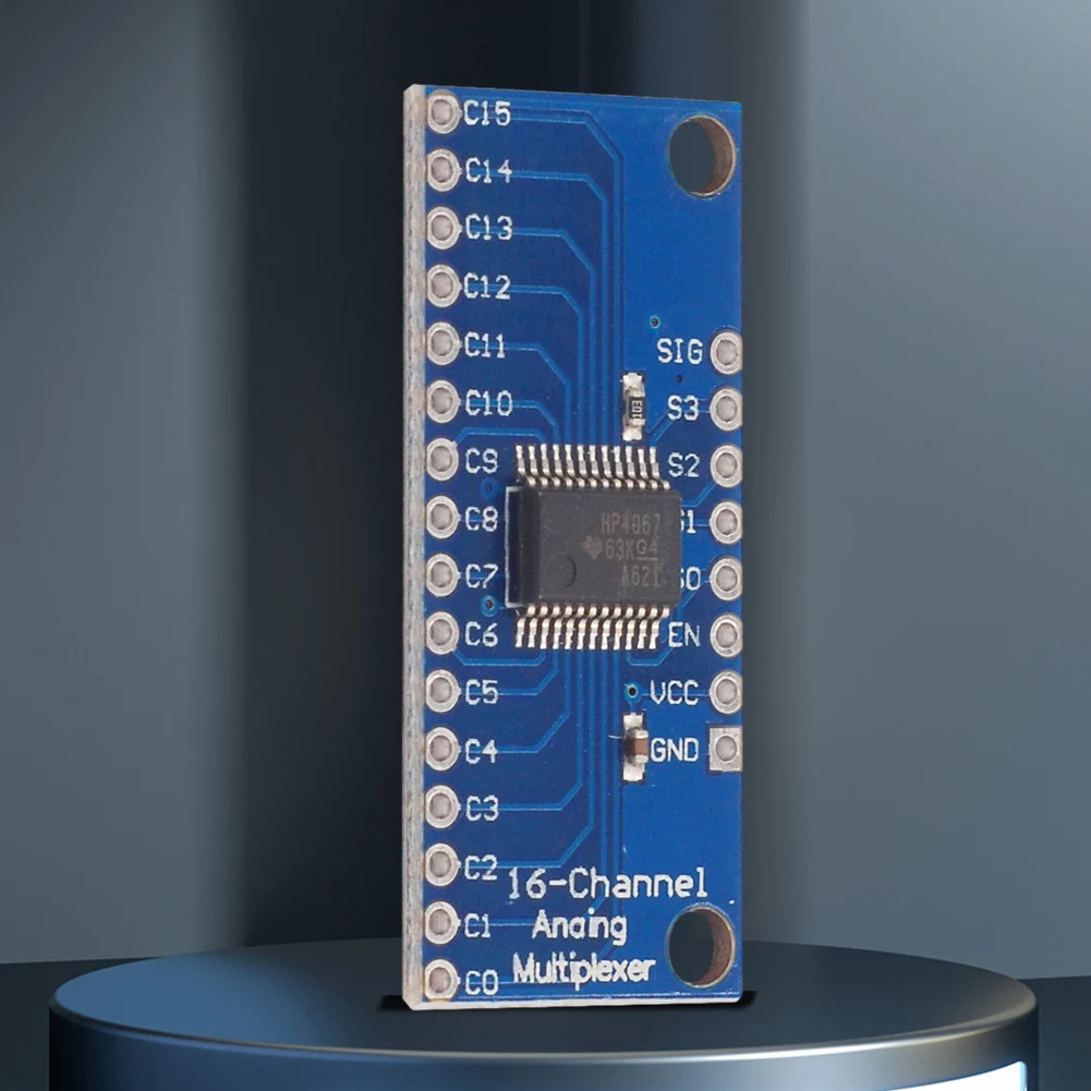 CD74HC4067 Analog Multiplexer Selector Module 16 Channel Breakout Board for Precise Signal Routing in Electronics