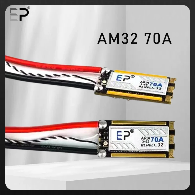 

EP AM32 Aria 70A AM32 32-битный одиночный бесщеточный ESC 3-6S датчик измерения тока для радиоуправляемого самолета FPV DIY RC Запчасти