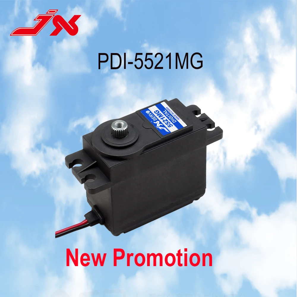 

JX PDI-5521MG PS-5521MG 20KG High Precision Metal Gear Standard Digital Servo For RC Airplane Aircraft Glider Boat 1/10Car Toy